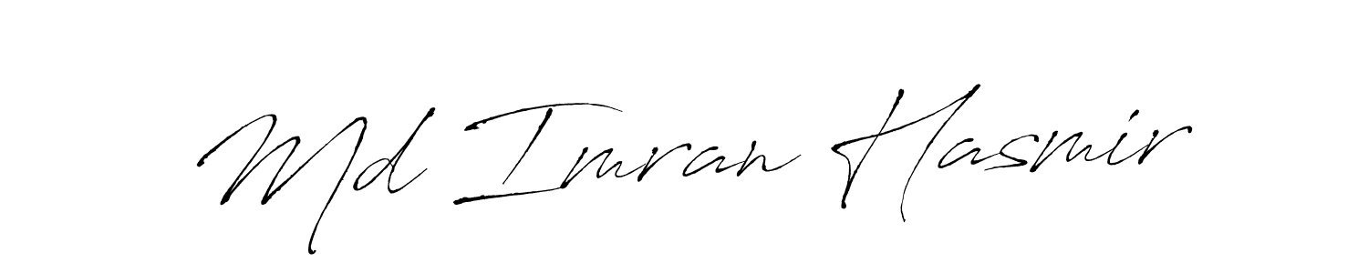 Make a beautiful signature design for name Md Imran Hasmir. With this signature (Antro_Vectra) style, you can create a handwritten signature for free. Md Imran Hasmir signature style 6 images and pictures png