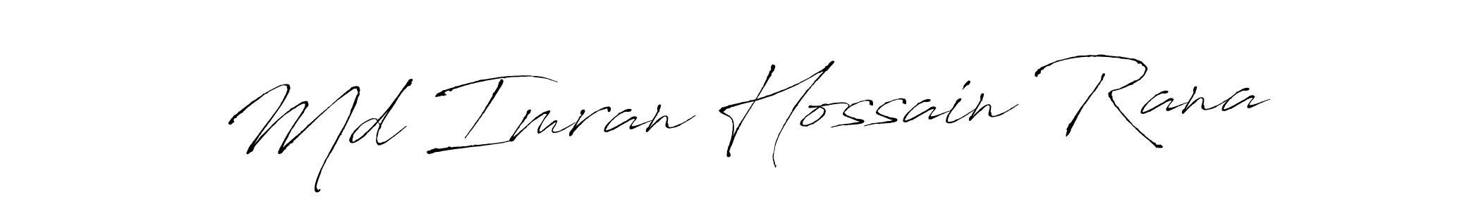 Antro_Vectra is a professional signature style that is perfect for those who want to add a touch of class to their signature. It is also a great choice for those who want to make their signature more unique. Get Md Imran Hossain Rana name to fancy signature for free. Md Imran Hossain Rana signature style 6 images and pictures png