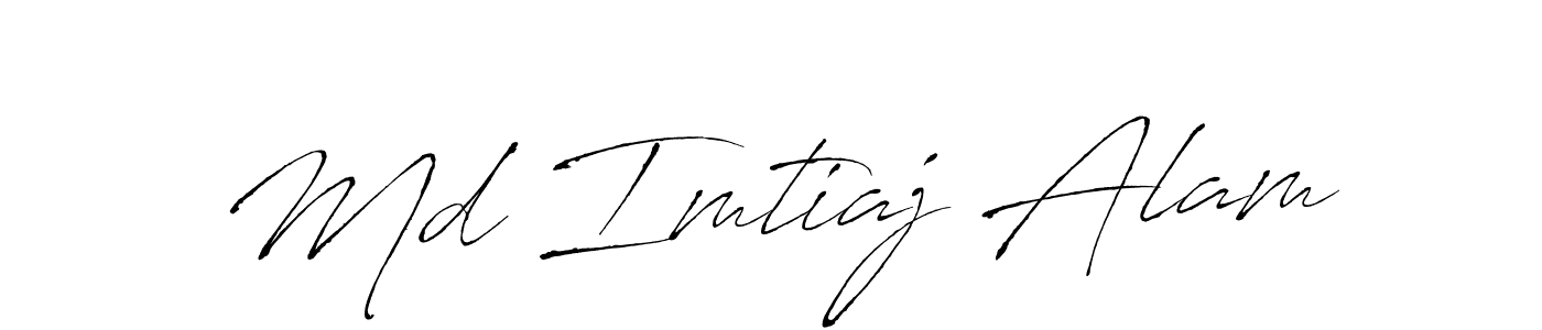 Also You can easily find your signature by using the search form. We will create Md Imtiaj Alam name handwritten signature images for you free of cost using Antro_Vectra sign style. Md Imtiaj Alam signature style 6 images and pictures png