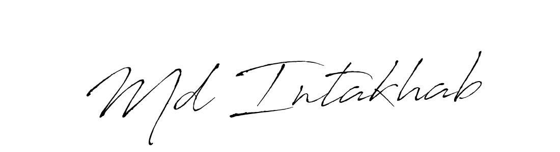 Once you've used our free online signature maker to create your best signature Antro_Vectra style, it's time to enjoy all of the benefits that Md Intakhab name signing documents. Md Intakhab signature style 6 images and pictures png