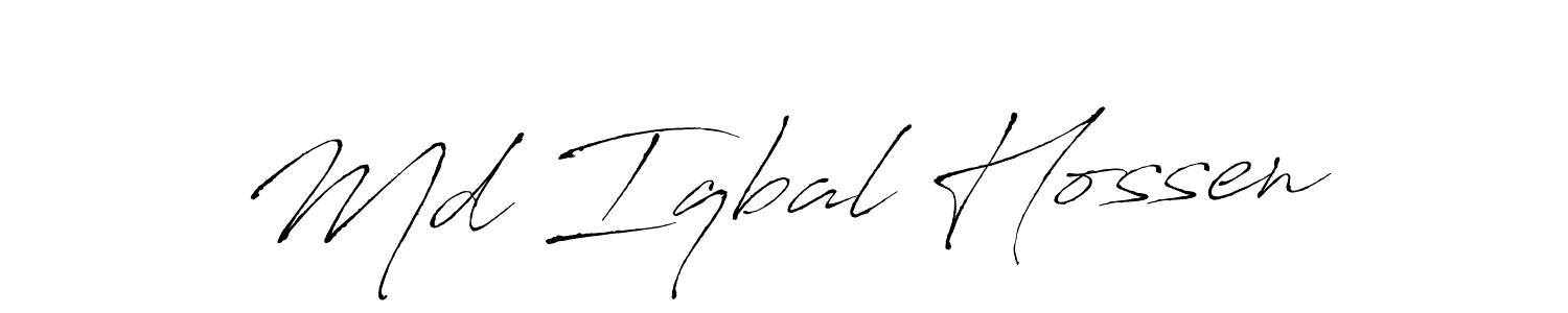 Also You can easily find your signature by using the search form. We will create Md Iqbal Hossen name handwritten signature images for you free of cost using Antro_Vectra sign style. Md Iqbal Hossen signature style 6 images and pictures png