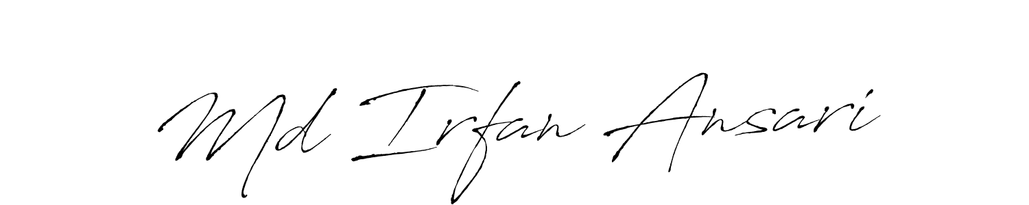 The best way (Antro_Vectra) to make a short signature is to pick only two or three words in your name. The name Md Irfan Ansari include a total of six letters. For converting this name. Md Irfan Ansari signature style 6 images and pictures png