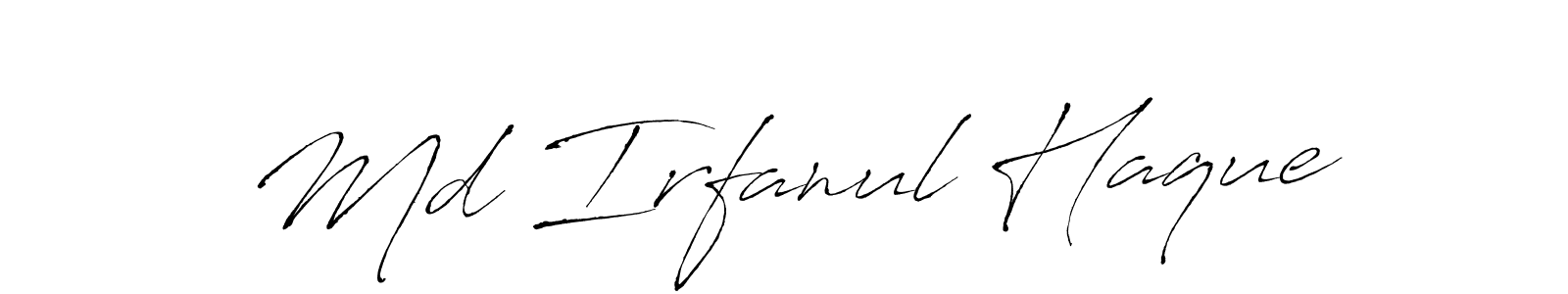 Make a beautiful signature design for name Md Irfanul Haque. Use this online signature maker to create a handwritten signature for free. Md Irfanul Haque signature style 6 images and pictures png