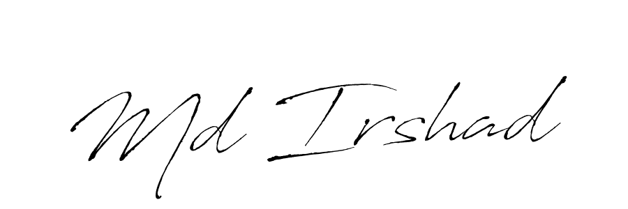 How to Draw Md Irshad signature style? Antro_Vectra is a latest design signature styles for name Md Irshad. Md Irshad signature style 6 images and pictures png