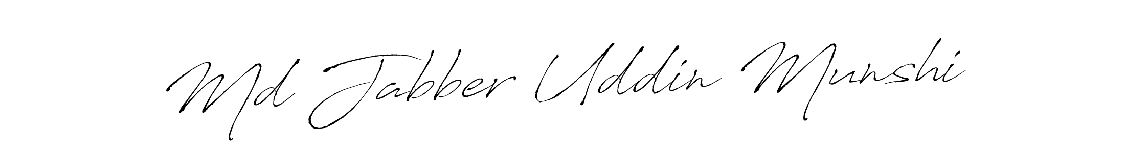 It looks lik you need a new signature style for name Md Jabber Uddin Munshi. Design unique handwritten (Antro_Vectra) signature with our free signature maker in just a few clicks. Md Jabber Uddin Munshi signature style 6 images and pictures png