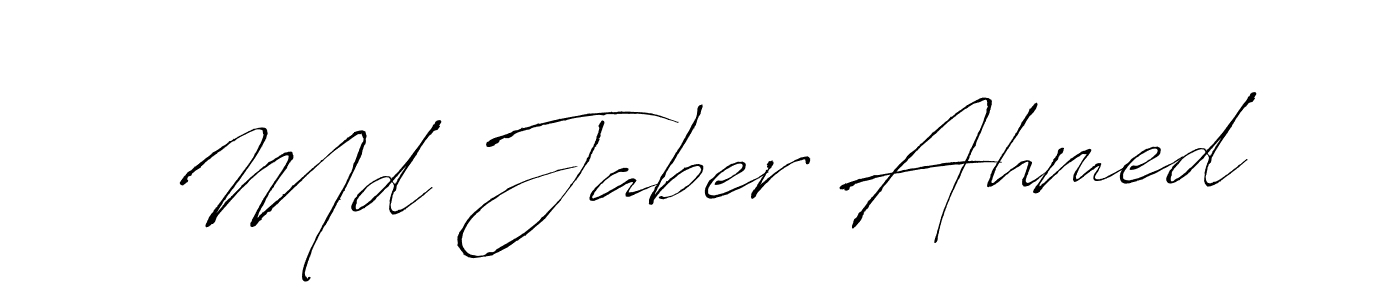 Md Jaber Ahmed stylish signature style. Best Handwritten Sign (Antro_Vectra) for my name. Handwritten Signature Collection Ideas for my name Md Jaber Ahmed. Md Jaber Ahmed signature style 6 images and pictures png