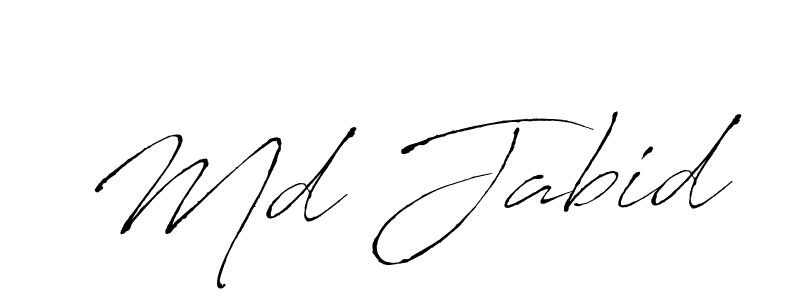 Create a beautiful signature design for name Md Jabid. With this signature (Antro_Vectra) fonts, you can make a handwritten signature for free. Md Jabid signature style 6 images and pictures png