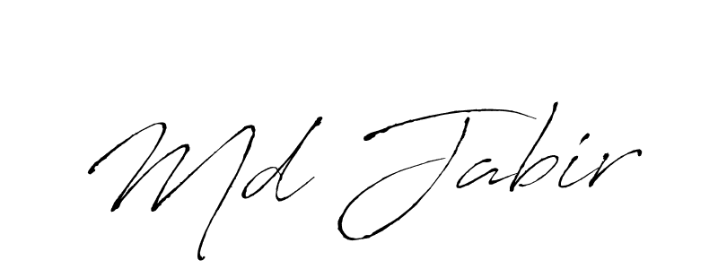 Also we have Md Jabir name is the best signature style. Create professional handwritten signature collection using Antro_Vectra autograph style. Md Jabir signature style 6 images and pictures png