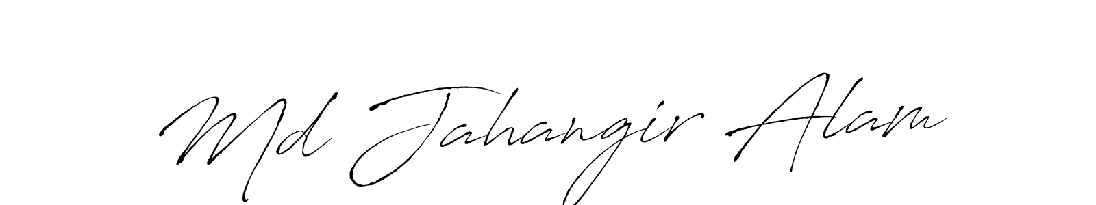 Make a beautiful signature design for name Md Jahangir Alam. With this signature (Antro_Vectra) style, you can create a handwritten signature for free. Md Jahangir Alam signature style 6 images and pictures png