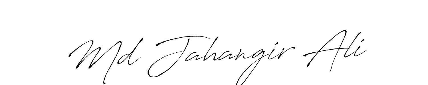 if you are searching for the best signature style for your name Md Jahangir Ali. so please give up your signature search. here we have designed multiple signature styles  using Antro_Vectra. Md Jahangir Ali signature style 6 images and pictures png