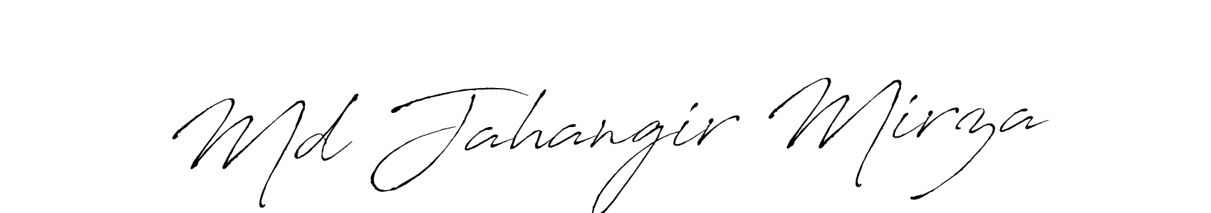 Antro_Vectra is a professional signature style that is perfect for those who want to add a touch of class to their signature. It is also a great choice for those who want to make their signature more unique. Get Md Jahangir Mirza name to fancy signature for free. Md Jahangir Mirza signature style 6 images and pictures png