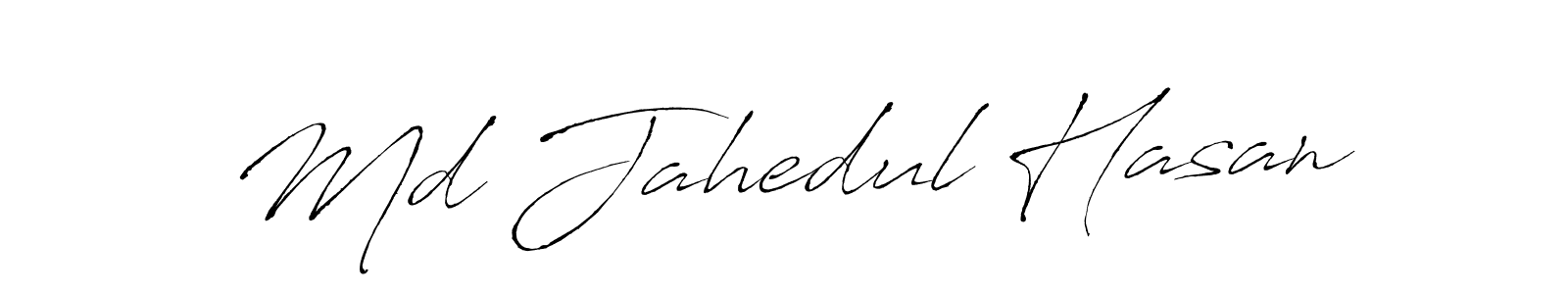Make a beautiful signature design for name Md Jahedul Hasan. With this signature (Antro_Vectra) style, you can create a handwritten signature for free. Md Jahedul Hasan signature style 6 images and pictures png