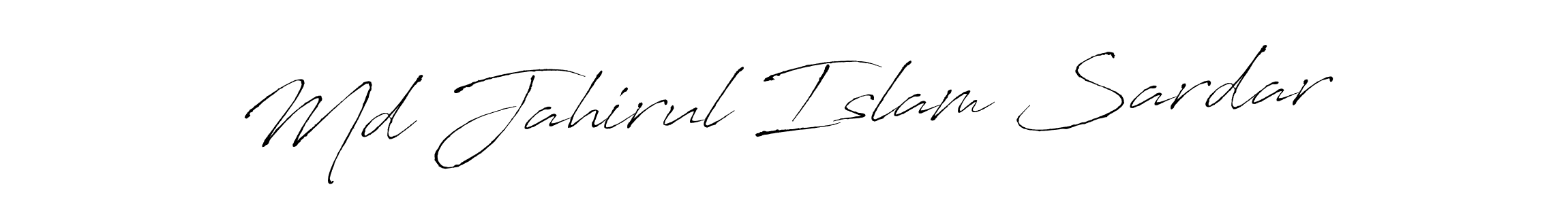 Also we have Md Jahirul Islam Sardar name is the best signature style. Create professional handwritten signature collection using Antro_Vectra autograph style. Md Jahirul Islam Sardar signature style 6 images and pictures png