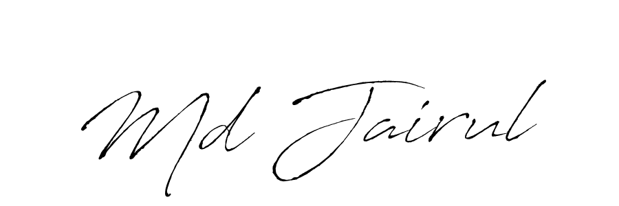 How to make Md Jairul name signature. Use Antro_Vectra style for creating short signs online. This is the latest handwritten sign. Md Jairul signature style 6 images and pictures png