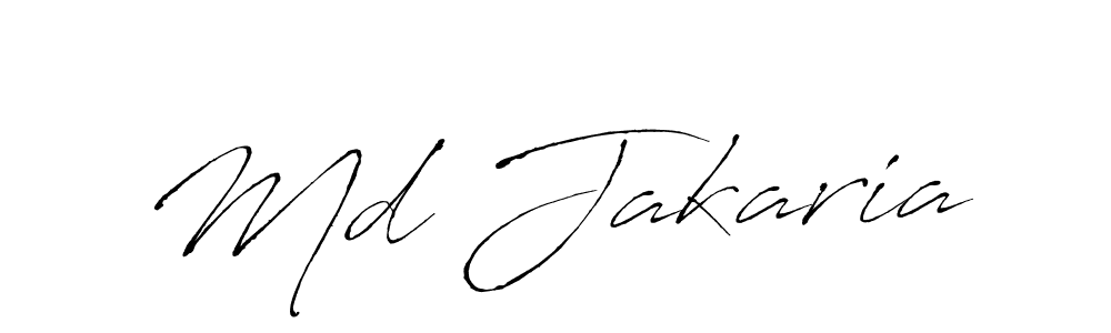 Also we have Md Jakaria name is the best signature style. Create professional handwritten signature collection using Antro_Vectra autograph style. Md Jakaria signature style 6 images and pictures png