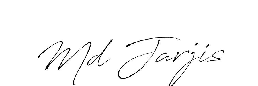 Design your own signature with our free online signature maker. With this signature software, you can create a handwritten (Antro_Vectra) signature for name Md Jarjis. Md Jarjis signature style 6 images and pictures png