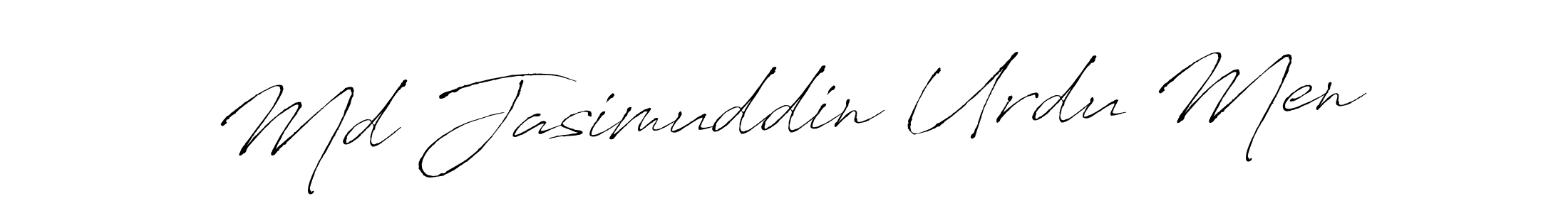 Create a beautiful signature design for name Md Jasimuddin Urdu Men. With this signature (Antro_Vectra) fonts, you can make a handwritten signature for free. Md Jasimuddin Urdu Men signature style 6 images and pictures png