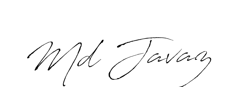 Make a beautiful signature design for name Md Javaz. With this signature (Antro_Vectra) style, you can create a handwritten signature for free. Md Javaz signature style 6 images and pictures png