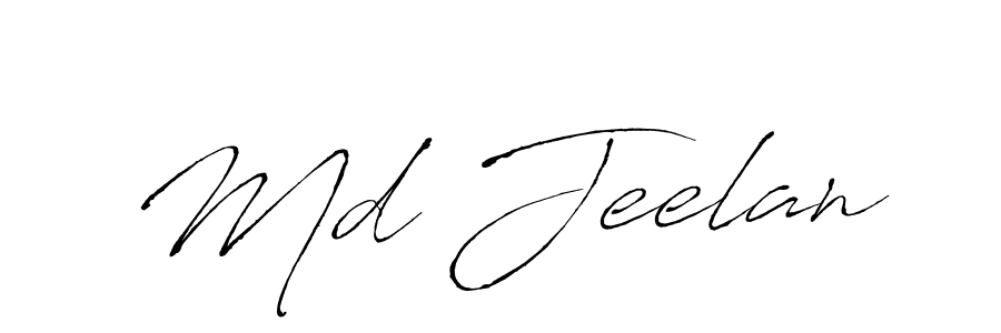 Design your own signature with our free online signature maker. With this signature software, you can create a handwritten (Antro_Vectra) signature for name Md Jeelan. Md Jeelan signature style 6 images and pictures png