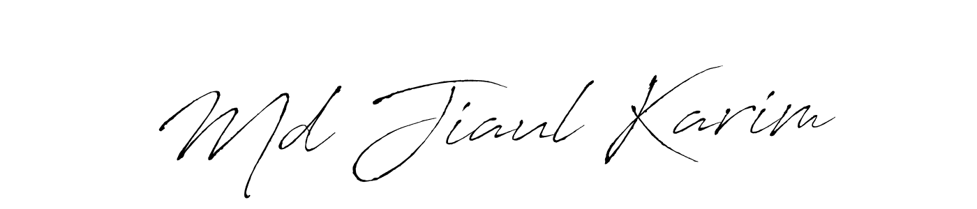 Use a signature maker to create a handwritten signature online. With this signature software, you can design (Antro_Vectra) your own signature for name Md Jiaul Karim. Md Jiaul Karim signature style 6 images and pictures png