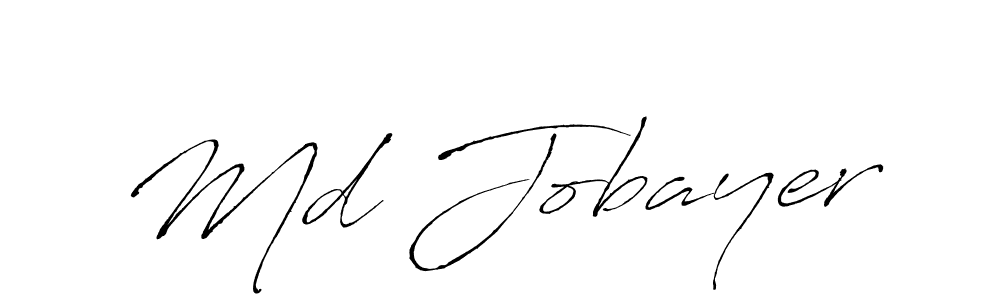 How to make Md Jobayer name signature. Use Antro_Vectra style for creating short signs online. This is the latest handwritten sign. Md Jobayer signature style 6 images and pictures png