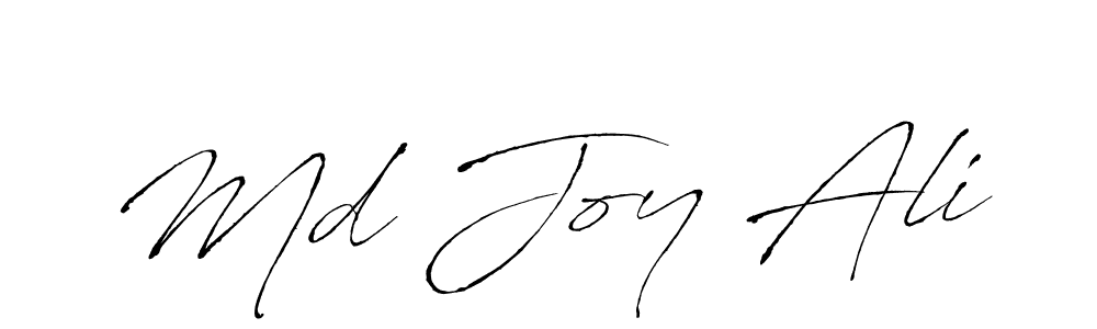 How to make Md Joy Ali name signature. Use Antro_Vectra style for creating short signs online. This is the latest handwritten sign. Md Joy Ali signature style 6 images and pictures png