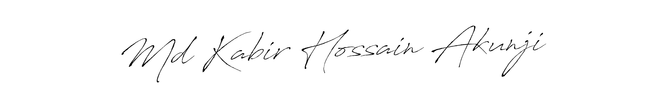 Similarly Antro_Vectra is the best handwritten signature design. Signature creator online .You can use it as an online autograph creator for name Md Kabir Hossain Akunji. Md Kabir Hossain Akunji signature style 6 images and pictures png