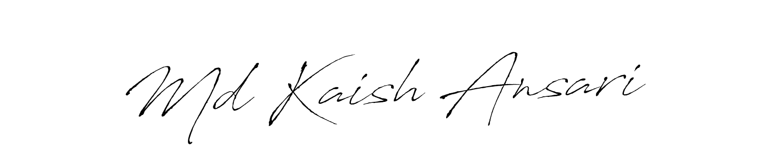 Similarly Antro_Vectra is the best handwritten signature design. Signature creator online .You can use it as an online autograph creator for name Md Kaish Ansari. Md Kaish Ansari signature style 6 images and pictures png