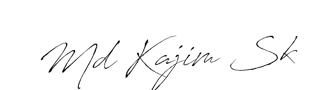 if you are searching for the best signature style for your name Md Kajim Sk. so please give up your signature search. here we have designed multiple signature styles  using Antro_Vectra. Md Kajim Sk signature style 6 images and pictures png