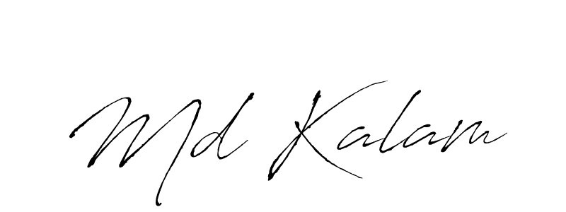 How to make Md Kalam signature? Antro_Vectra is a professional autograph style. Create handwritten signature for Md Kalam name. Md Kalam signature style 6 images and pictures png