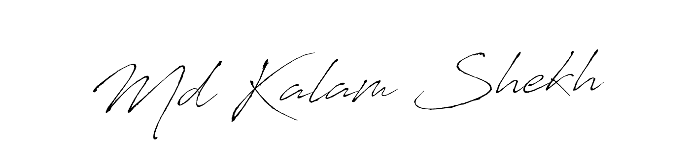 It looks lik you need a new signature style for name Md Kalam Shekh. Design unique handwritten (Antro_Vectra) signature with our free signature maker in just a few clicks. Md Kalam Shekh signature style 6 images and pictures png