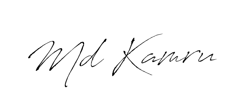Antro_Vectra is a professional signature style that is perfect for those who want to add a touch of class to their signature. It is also a great choice for those who want to make their signature more unique. Get Md Kamru name to fancy signature for free. Md Kamru signature style 6 images and pictures png