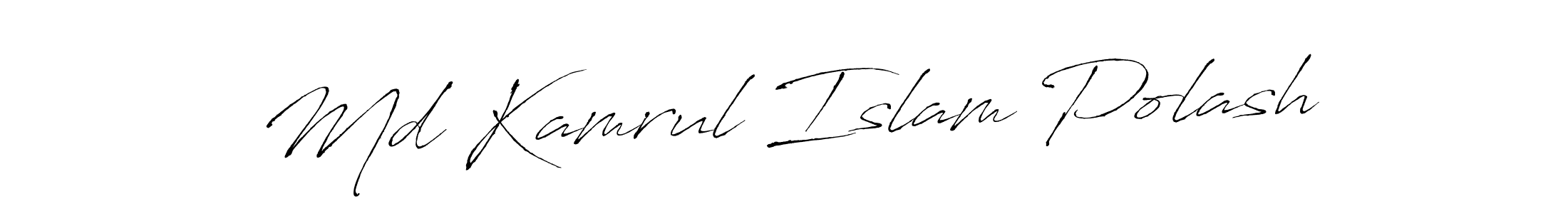 Make a beautiful signature design for name Md Kamrul Islam Polash. With this signature (Antro_Vectra) style, you can create a handwritten signature for free. Md Kamrul Islam Polash signature style 6 images and pictures png