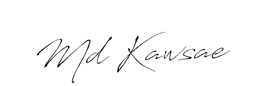 It looks lik you need a new signature style for name Md Kawsae. Design unique handwritten (Antro_Vectra) signature with our free signature maker in just a few clicks. Md Kawsae signature style 6 images and pictures png