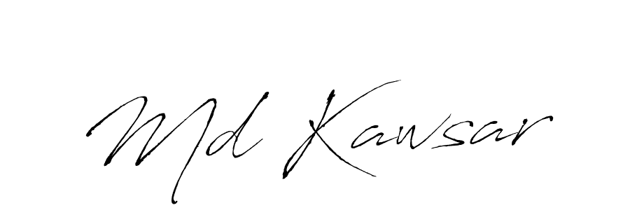 Also we have Md Kawsar name is the best signature style. Create professional handwritten signature collection using Antro_Vectra autograph style. Md Kawsar signature style 6 images and pictures png