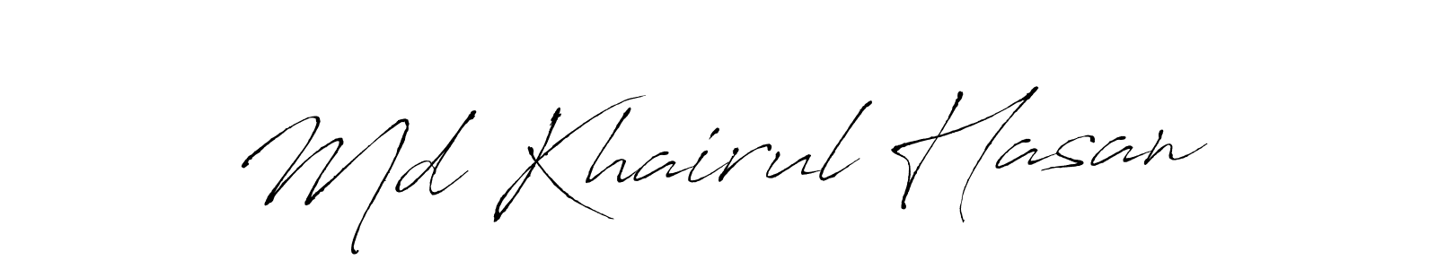 Use a signature maker to create a handwritten signature online. With this signature software, you can design (Antro_Vectra) your own signature for name Md Khairul Hasan. Md Khairul Hasan signature style 6 images and pictures png