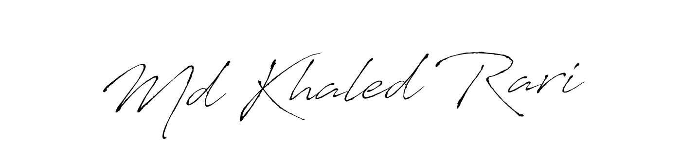 if you are searching for the best signature style for your name Md Khaled Rari. so please give up your signature search. here we have designed multiple signature styles  using Antro_Vectra. Md Khaled Rari signature style 6 images and pictures png