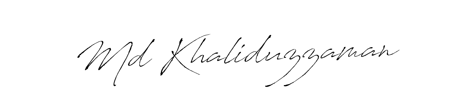 Make a beautiful signature design for name Md Khaliduzzaman. Use this online signature maker to create a handwritten signature for free. Md Khaliduzzaman signature style 6 images and pictures png