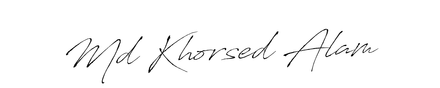 How to make Md Khorsed Alam signature? Antro_Vectra is a professional autograph style. Create handwritten signature for Md Khorsed Alam name. Md Khorsed Alam signature style 6 images and pictures png