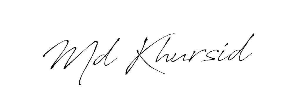 You can use this online signature creator to create a handwritten signature for the name Md Khursid. This is the best online autograph maker. Md Khursid signature style 6 images and pictures png