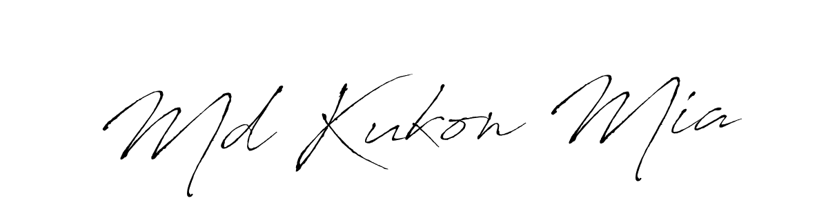 Best and Professional Signature Style for Md Kukon Mia. Antro_Vectra Best Signature Style Collection. Md Kukon Mia signature style 6 images and pictures png