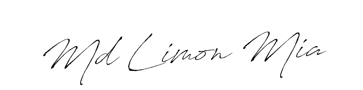 You should practise on your own different ways (Antro_Vectra) to write your name (Md Limon Mia) in signature. don't let someone else do it for you. Md Limon Mia signature style 6 images and pictures png