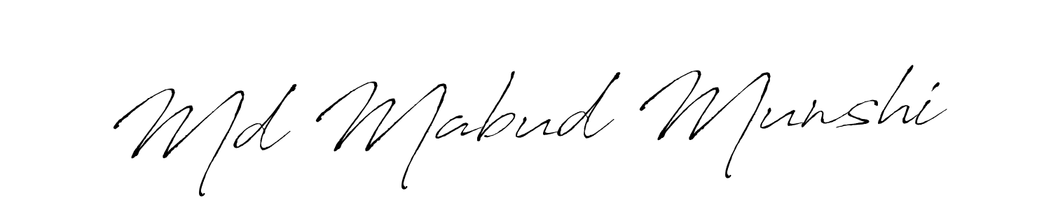 It looks lik you need a new signature style for name Md Mabud Munshi. Design unique handwritten (Antro_Vectra) signature with our free signature maker in just a few clicks. Md Mabud Munshi signature style 6 images and pictures png