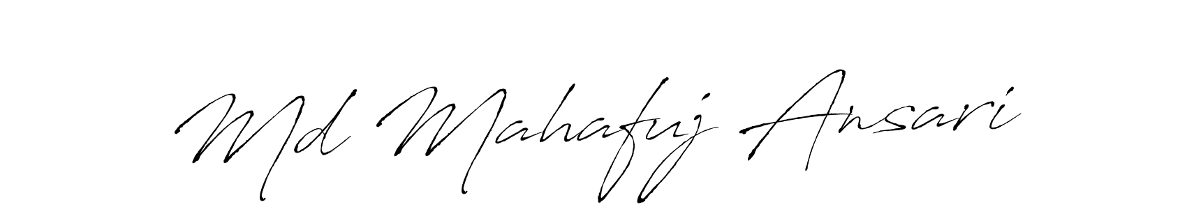 Design your own signature with our free online signature maker. With this signature software, you can create a handwritten (Antro_Vectra) signature for name Md Mahafuj Ansari. Md Mahafuj Ansari signature style 6 images and pictures png