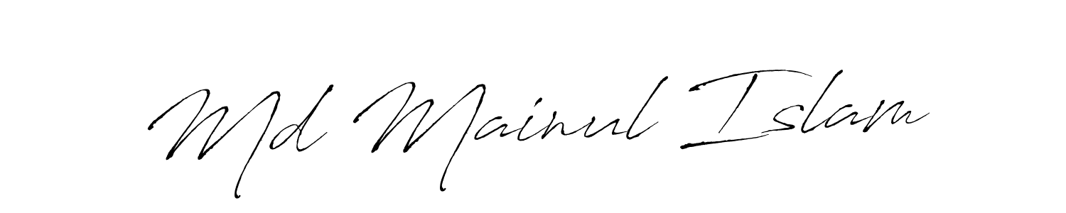 You should practise on your own different ways (Antro_Vectra) to write your name (Md Mainul Islam) in signature. don't let someone else do it for you. Md Mainul Islam signature style 6 images and pictures png