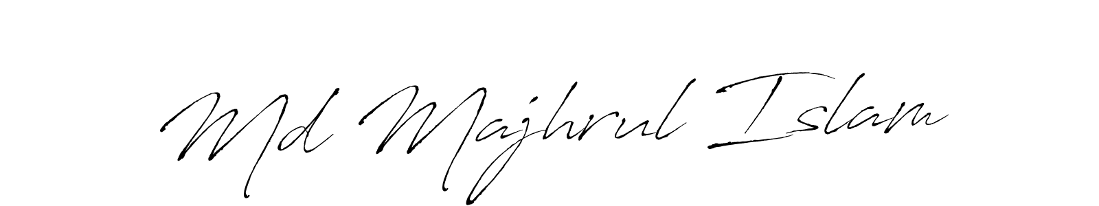 Md Majhrul Islam stylish signature style. Best Handwritten Sign (Antro_Vectra) for my name. Handwritten Signature Collection Ideas for my name Md Majhrul Islam. Md Majhrul Islam signature style 6 images and pictures png