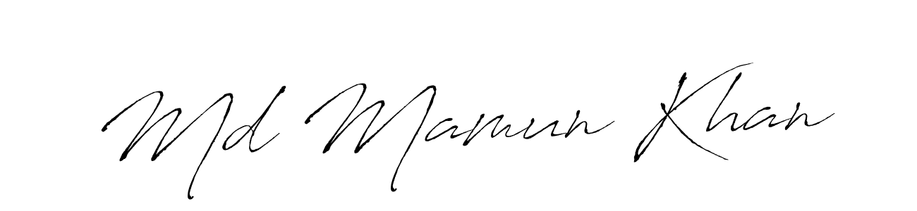 Make a beautiful signature design for name Md Mamun Khan. Use this online signature maker to create a handwritten signature for free. Md Mamun Khan signature style 6 images and pictures png