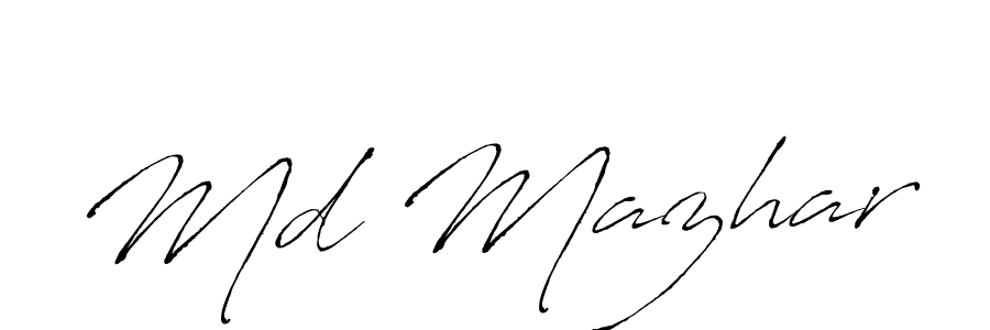 How to Draw Md Mazhar signature style? Antro_Vectra is a latest design signature styles for name Md Mazhar. Md Mazhar signature style 6 images and pictures png