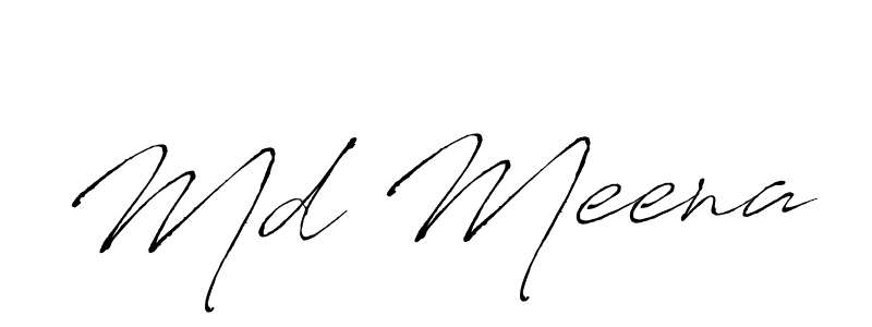 Antro_Vectra is a professional signature style that is perfect for those who want to add a touch of class to their signature. It is also a great choice for those who want to make their signature more unique. Get Md Meena name to fancy signature for free. Md Meena signature style 6 images and pictures png