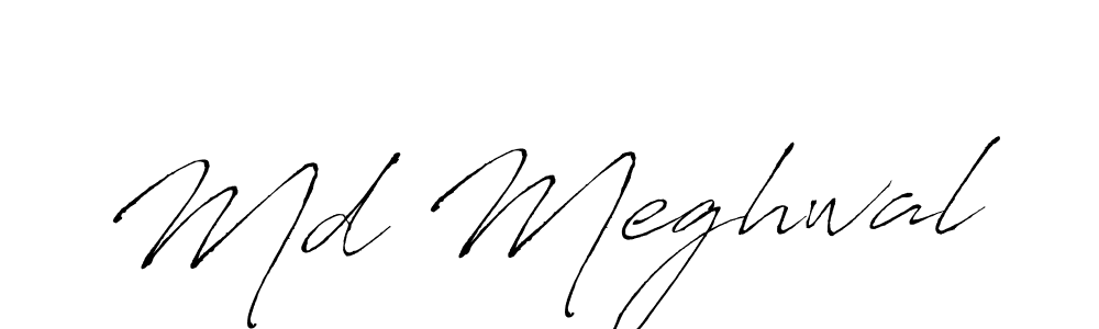 Similarly Antro_Vectra is the best handwritten signature design. Signature creator online .You can use it as an online autograph creator for name Md Meghwal. Md Meghwal signature style 6 images and pictures png